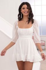 Lucy in the Sky Ruffle Tie Dress Photo 0