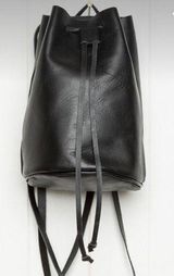 Brandy Melville Leather Bucket Bag Backpack Photo 0
