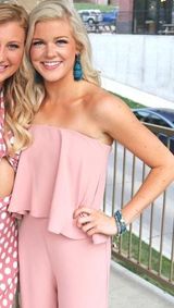 mauve/pink jumpsuit Pink Size 0 Photo 0