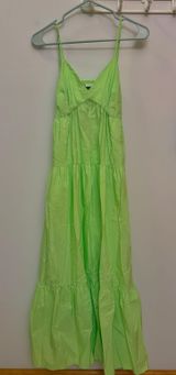 neon green sundress  Photo 0