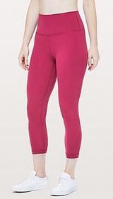 Lululemon Cranberry Leggings Photo 0