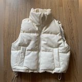 Hollister  faux leather puffer vest Photo 0