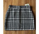 HYFVE Houndstooth Patterned Mini Skirt Size Medium NWT Photo 0
