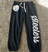 NFL  Steelers Women’s Fleece Gray Joggers Photo 0