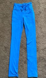 Lululemon Blue Leggings/yoga Style Pant Photo 0