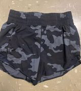 Black And Grey Camo Athletic Shorts Photo 0