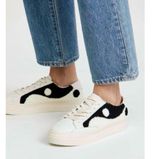 Soludos Yin Yang Women’s Platform Leather Sneakers Sz 9 White Black Photo 0