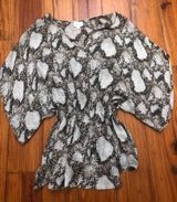 Parker Dolman Snakeprint Shirt Size M Photo 0
