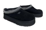 UGG tazz suede platform slipper clogs black size 8 Photo 0
