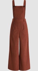 Cider - Red Corduroy Jumpsuit/Overalls Photo 0