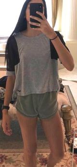 Nike Gray Crop Top Photo 0