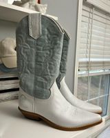 Nevada Blue Denim Cowboy boots Photo 0