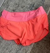 Lululemon Hot Pink And Orange  Shorts Photo 0
