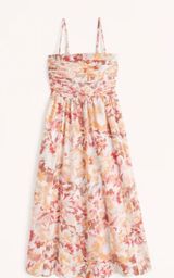 Abercrombie & Fitch Poplin Midi Dress Photo 0