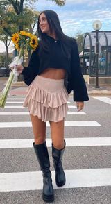 Rock n rags tan skirt Photo 0