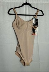 NWT MiracleSuit Beige Women's Sexy Sheer Extra Firm Bodybriefer 2783 Size 38C Photo 0