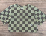 Vans Checkered Green and Brown Shirt Photo 0