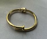 Gold Nail Bracelet Bangle Photo 0