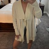 Oversized Cardigan Tan Photo 0