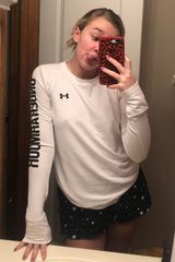 Under Armour White Long Sleeve Workout Top Photo 0