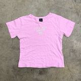 Vintage y2k sassy pink baby tee Size M Photo 0
