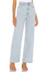 Levi’s High Loose Ample Haut High Rise Wide Leg Jeans Light Blue Sz 29 x 31 Photo 0