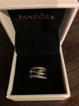 Pandora Sparkling And Polished Line Ring Photo 0