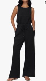 Womens Jumpsuits Dressy Summer Outfits Casual Sleeveless Wide Leg Long Pants Rompers Photo 0