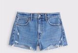 Curve Love High Rise Mom Short - Blue Photo 0