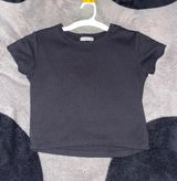 Cotton On Black Crop Top Photo 0