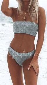 Amazing Lace Alys Beach Silver Shimmer Bikini Photo 0