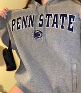 Penn State Hooded Sweatshirt Gray Size XXL Photo 0