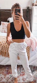 Champion Gray Sweatpants Joggers Photo 0