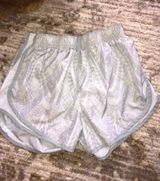 Nike Grey Patterned Running Shorts Photo 0