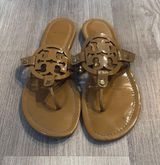 Tory Burch Miller Sandals Patent Leather Thong Photo 0