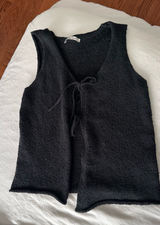 Abercrombie Black Tie Top Front Photo 0