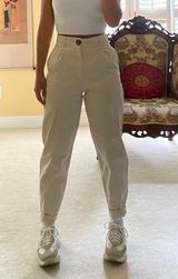 ZARA Beige Pants Photo 0