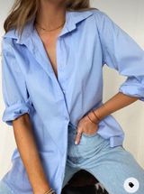 Michael Kors Blue Button Up Photo 0