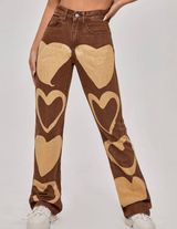 SheIn Mocha love Jeans  Photo 0