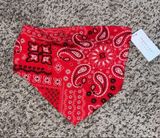 American Threads Red Bandana Tube Top Photo 0