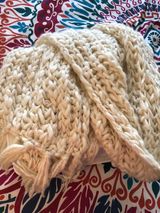 Merona Chunky White Scarf Photo 0