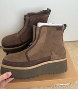 UGG women’s cityfunc zip boots/platform boots/brown Ugg/suede platform/suede Photo 0