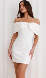 Hello Molly Dress White Strapless Photo 0