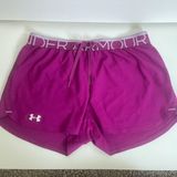 HeatGear Women's Size medium Dark Magenta Loose Fit Athletic Shorts Photo 0