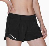 LULULEMON Hotty Hot Lined Actibeve Short II *Long 4" in
Black Sz 6 Tall Photo 0