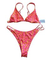Kulani Kinis Strappy Bikini 2 Pieces Swimsuit Sz L Photo 0