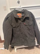 Levis Dark Grey Jacket Mens Photo 0