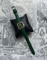 Green Leather Watch Photo 0