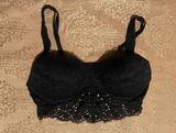 Victoria Secret Black Lace Bralette Size Small Photo 0