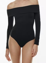 Aritzia Contour Deco Bodysuit Off-The-Shoulder Photo 0